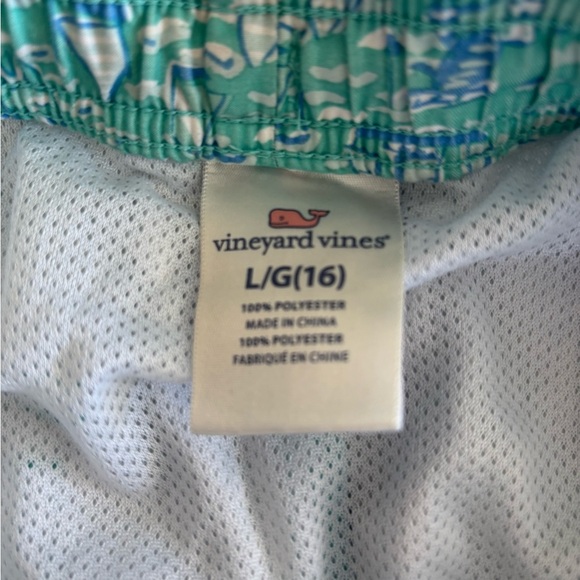 Vineyard Vines, Boys' Printed Chappy Swim Trunks, Size Large - Picture 4 of 6